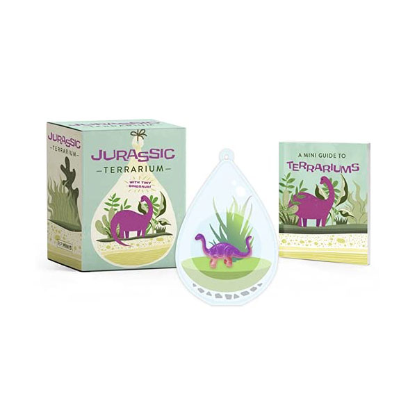 Running Press Jurassic Terrarium: With tiny dinosaur! Miniature Editions