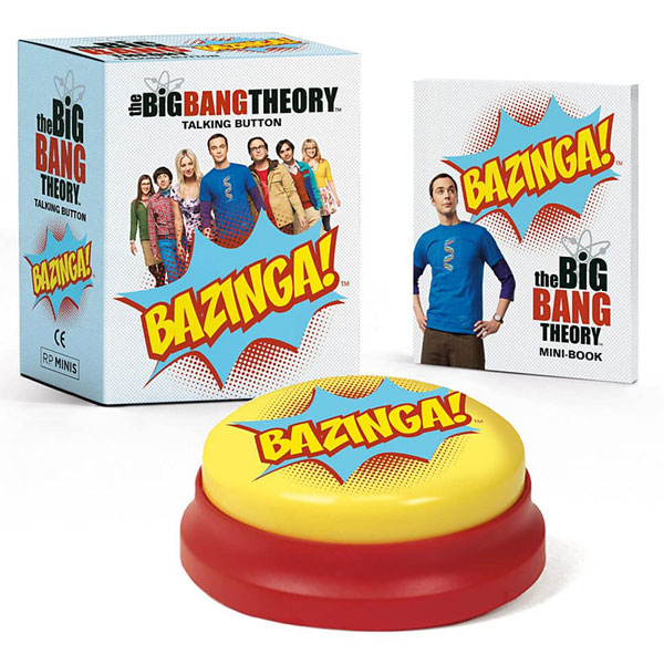 Running Press Big Bang Theory Talking Button: Bazinga! Miniature Editions