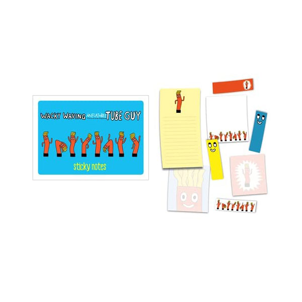 Wacky Waving Inflatable Tube Guy Sticky Notes: 488 Notes to Stick and Share