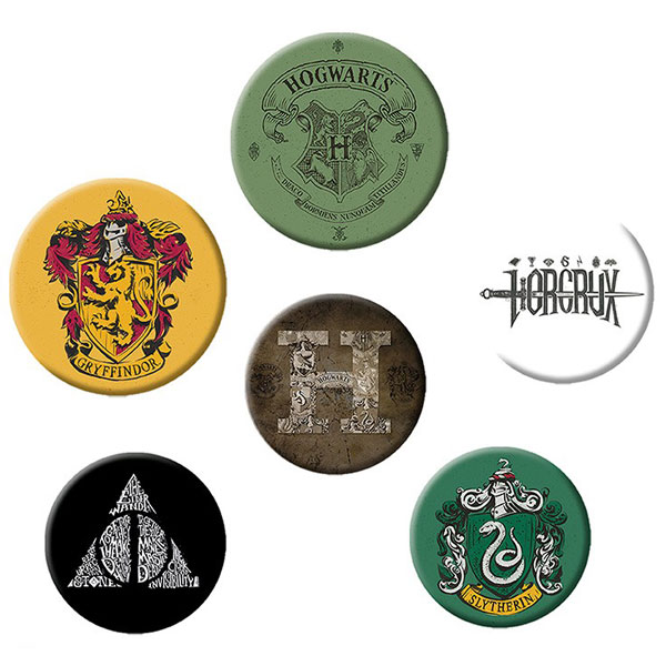 Abysse Corp Harry Potter Mix Odznaky 6-Pack