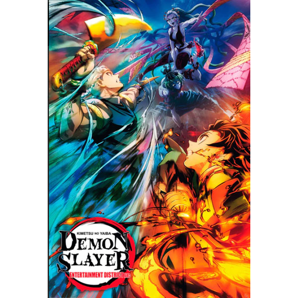 GBeye Demon Slayer Key art 2 Poster 91,5 x 61 cm