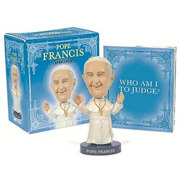 Running Press Pope Francis Bobblehead Miniature Editions