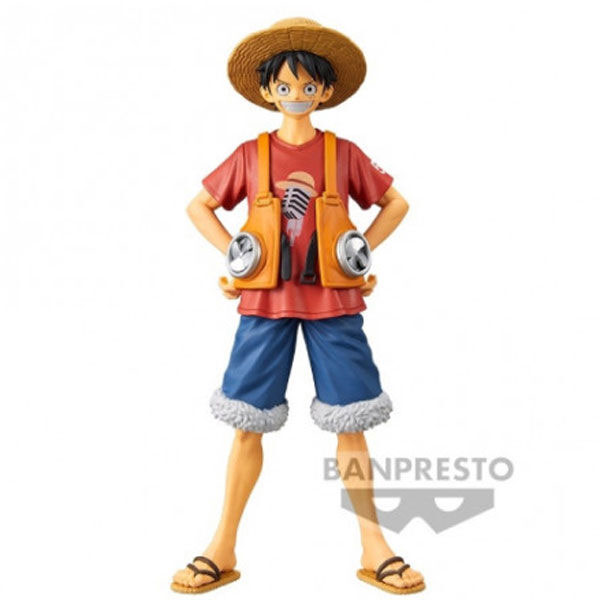 Figúrka Manga Banpresto One Piece DXF Grandline Men PVC Statue One Piece Film Red Monkey D. Luffy 16 cm
