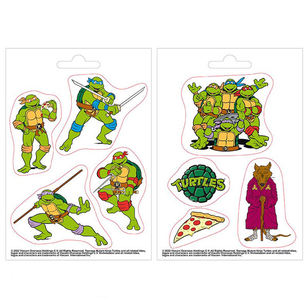 Abysse Corp Teenage Mutant Ninja Turtles Nálepky 2-Pack (16 x 11cm)