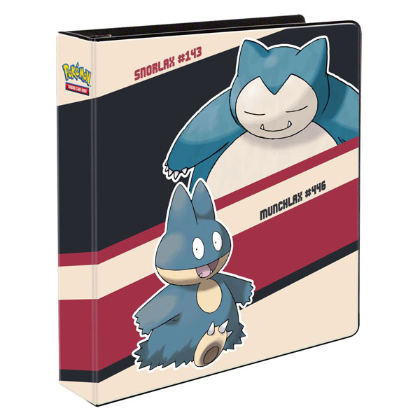 Ultra PRO Album UltraPro Pokémon GS Snorlax Munchlax krúžkový na stránkové 9 kartové obaly