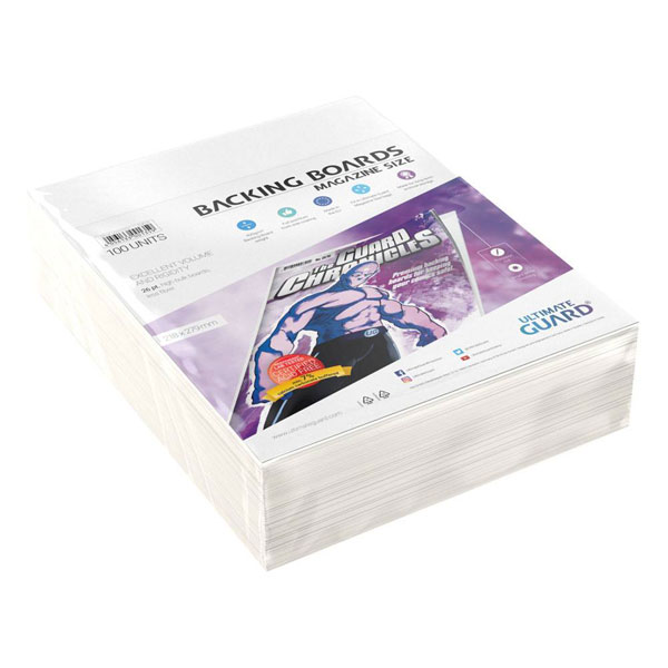 Podložky na komiksy Ultimate Guard Comic Backing Boards Magazine Size (100 ks)