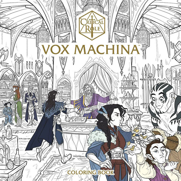 Dark Horse Critical Role: Vox Machina Coloring Book