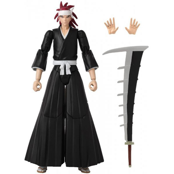 Bandai Bleach Anime Heroes Abarai Renji Action Figure 17 cm