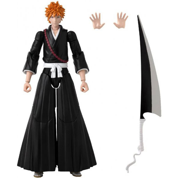 Bandai Bleach Anime Heroes Kurosaki Ichigo Action Figure 17 cm