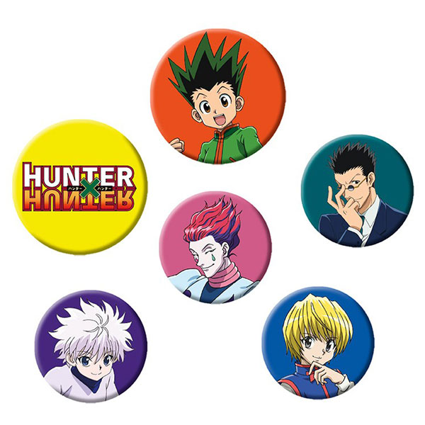Hunter X Hunter Odznaky Mix (6-Pack)
