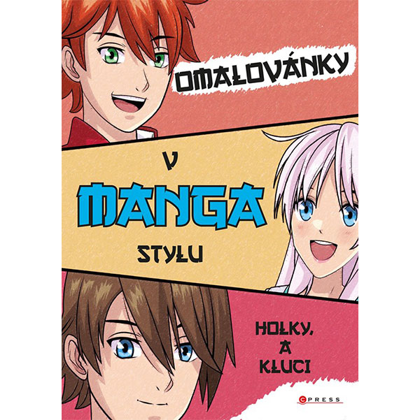 CPRESS Omalovánky v manga stylu - Holky a kluci