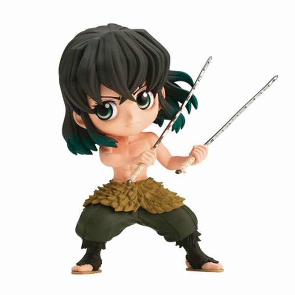 Banpresto Demon Slayer Kimetsu no Yaiba Q Posket Figure Inosuke Hashibira Ver. B, 13 cm