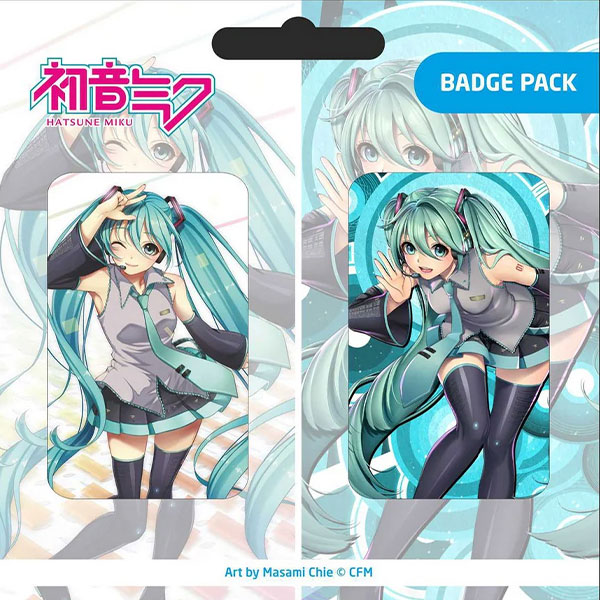 POPbuddies Hatsune Miku Pin Badges 2-Pack Set D