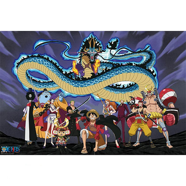 GBeye One Piece The crew versus Kaido Poster 91,5 x 61 cm