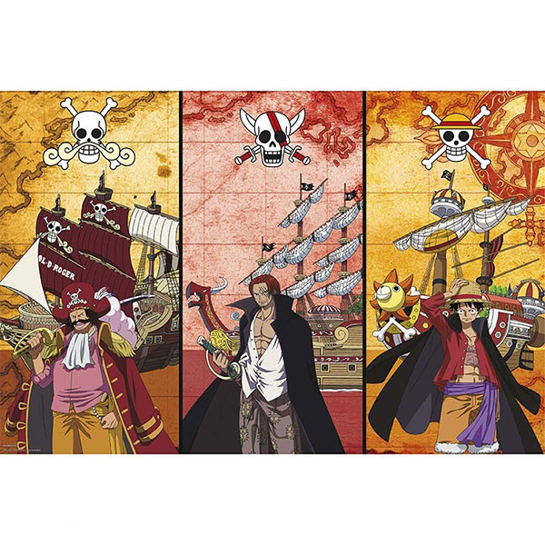 GBeye One Piece Captains & Boats Poster 91,5 x 61 cm