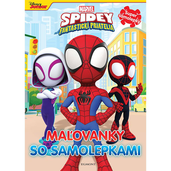 Egmont Spidey a jeho fantastickí kamaráti - Maľovanky so samolepkami