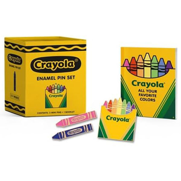 Running Press Crayola Enamel Pin Set Miniature Editions