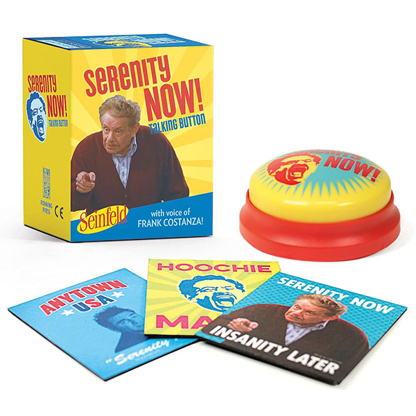 Running Press Seinfeld: Serenity Now! Talking Button Miniature Editions