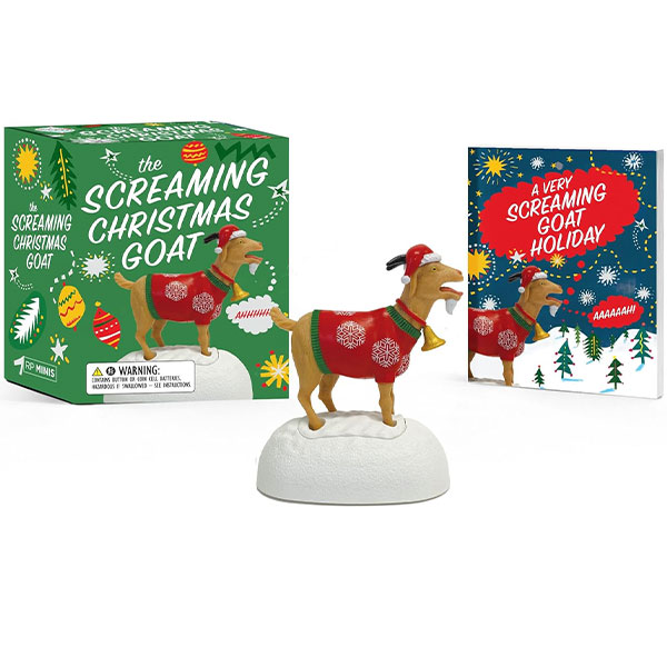 Running Press Screaming Christmas Goat: Ahhhhh! Miniature Editions