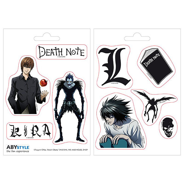 Abysse Corp Death Note Nálepky Death Note Icons 2-Pack (16 x 11cm)