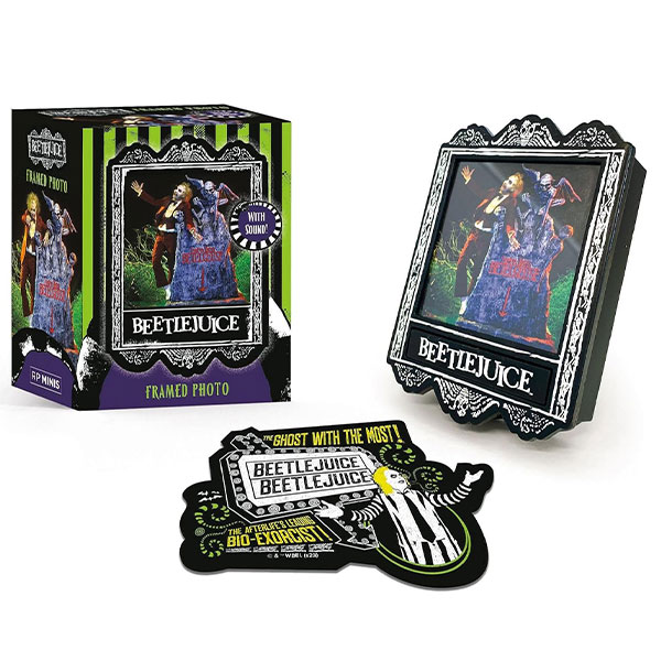 Running Press Beetlejuice: Framed Photo With Sound! Miniature Editions