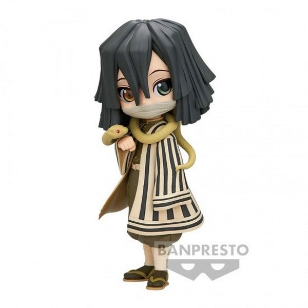 Banpresto Demon Slayer Kimetsu no Yaiba Q Posket Mini Figure Obanai Iguro Ver. B 14 cm