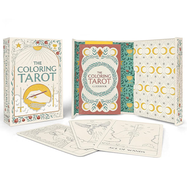 Running Press Coloring Tarot: A Deck and Guidebook to Color and Create