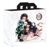 demon slayer kimetsu no yaiba tanjiro nezuko white shopping bag taska 3760167654122