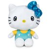 hello kitty 50th anniversary plush figure light blue bow yellow shirt 36 cm plysova postavicka 8425611338908