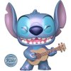 funko pop lilo and stitch stitch with ukulele pearlescent special edition figurka 889698828802 1