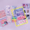 deco pocket big a4 3hole double sided refill sticker horizontal 4 rows double side 8809653802816 2