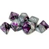 sada kociek na rpg chessex gemini purple steel white 7 ks 1