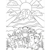 japan cuties colouring book omalovanka 9780702350528 6