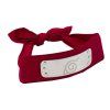 naruto shippuden red konoha headband celenka 3700789271963