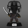 funko pop star wars the mandalorian with darksaber special ed glows in dark 889698587976 1