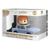 funko pop harry potter chamber of secrets anniversary ron weasley in flying car 1