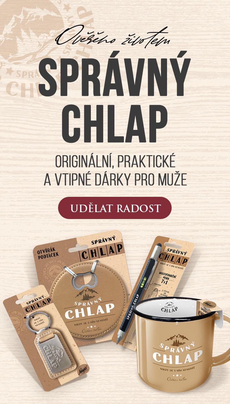 Správný chlap - Originální, praktické a vtipné dárky pro muže