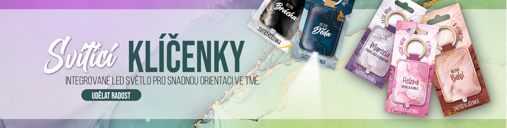 Svítící klíčenky