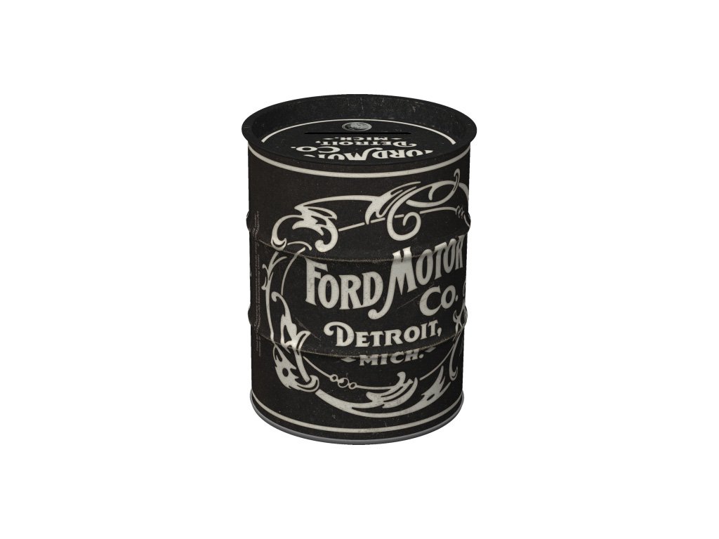 Kasička barel Ford - Vintage Logo NA31518 - Nostalgic Art