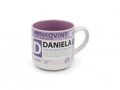 Hrnek se jménem DANIELA Hrnkoviny