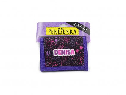 Dětská peněženka se jménem DENISA