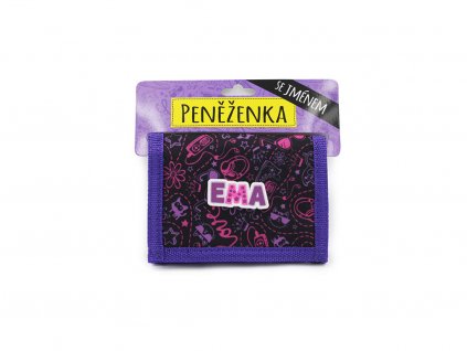 Dětská peněženka se jménem EMA