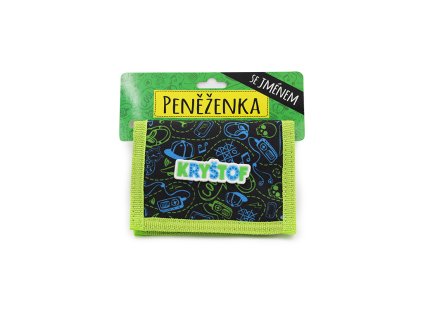 Dětská peněženka se jménem KRYŠTOF