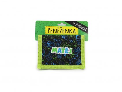 Dětská peněženka se jménem MATĚJ