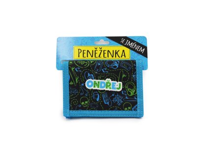 Dětská peněženka se jménem ONDŘEJ