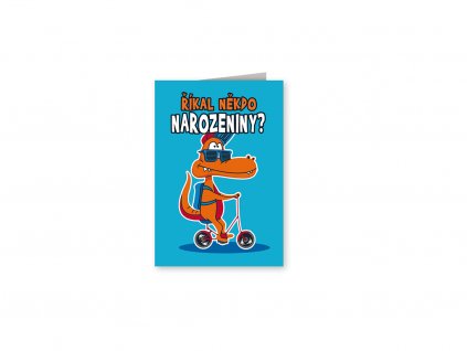 Narozeninové přání hudební My dinosauři