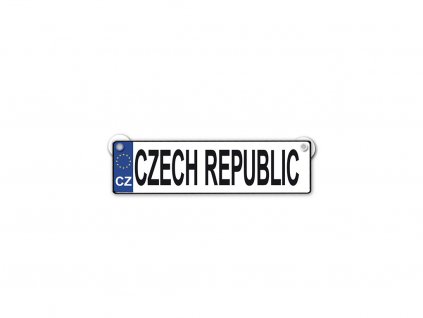 Originální SPZ cedulka Czech republic