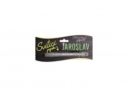 Svítící propiska se jménem JAROSLAV