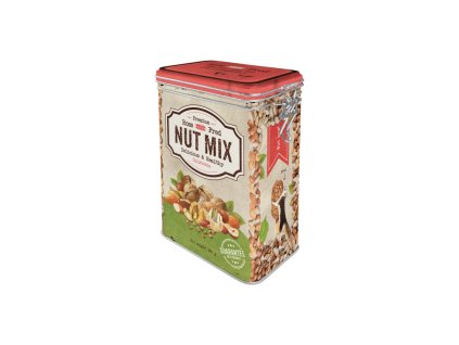 Plechová dóza s klipem Nut Mix NA31121 Nostalgic Art