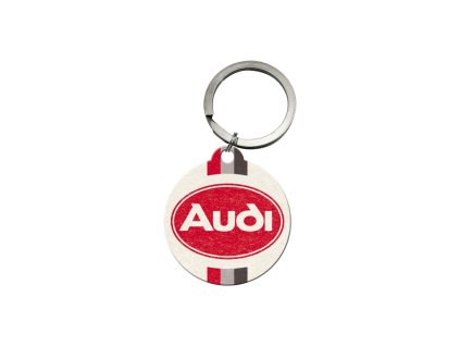 Retro klíčenka kulatá Audi Logo NA48039 - Nostalgic-Art